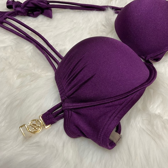 Victoria's Secret Purple Bombshell Swim Top - Picture 1 of 9